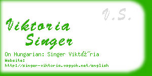 viktoria singer business card